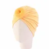 Cappelli Bambini Baby Turbante annodato Stretch Berretti super morbidi Toddler Bambini Copricapo Hijab Bonnet Hat Chemio Cancer Caps Perdita di capelli Wrap