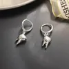 Boucles d'oreilles pendantes Y2K, dents esthétiques en acier inoxydable, mode coréenne pour femmes, gothique, jolis accessoires Hip Hop, bijoux uniques, cadeau