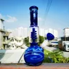 Bong da fumo in vetro da 10 pollici con narghilè, pipa da fumo, bong con gorgogliatore + ciotola da 14 mm