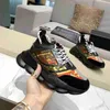 Chain Reaction Casual Shoes Italy Designer Reflective Height Sneakers Triple Black Multi Color Suede Tan Fluo Beige Platform Sneaker Outdoor