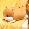 Poupées en peluche 1pc 40 70cm belle hamster cochon souris jouets dessin animé peluche oreiller animal doux avec couverture canapé coussin pour enfants filles 231129