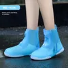 Shoe Parts Accessories 2023 Women And Men Waterproof Shoes Cover Thicken Nonslip Unisex Rainy Day Protector Reusable Silicone Rain 231129