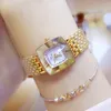 Montres-bracelets 2023 marque élégante montre en or femmes mode luxe Quartz horloge femme montres décontractées Relogio Feminino
