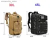 Outdoor Bags 30L/45L 3D Outdoor Travel Bag Camping Backpack Rucksack 900D Oxford Waterproof Outdoor Travel Bag Field Hiking Camping Bag Q231130