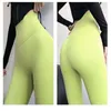 pantaloni specifici per lo yoga pantaloni svasati pantaloni da yoga firmati da donna push up pantaloni sportivi elastici a forma di T leggings fitness alti morbidi vita alta sollevamento dell'anca vita sottile s5