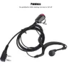 Walkie Earpiece, K-Head Talkie Radio Headset In-Ear Ham Radio Earphone PTT Radio Earpiece With Light, In-Ear Radio Earphone