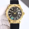 Mens Watch Designer Relógios de Alta Qualidade Relógios de Luxo SKY Máquinas Automáticas 2813 Movimento Relógios 904L Aço Inoxidável Luminosa Safira À Prova D 'Água Com Caixa