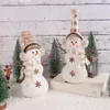 Kerstversiering Kerstsneeuwman Decoratie Kerst Korte Hoed Sneeuwpop Pop Creatieve Desktop Decoratie Hangers Feest Thuis Kerst Decor 231129