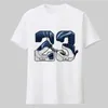 Heren T-shirts Groothandel Nummer 23 Air 13 Retro Sneaker Streetwear Unisex T-shirt Mannen 100 Katoen Goede Kwaliteit Custom Printing tops