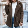 Women's Fur Faux Fur Women Faux Fur Coats Teddy Coat Long Sleeve Fluffy Fur Jackets Winter Warm Female Jacket Oversized Women Casual Winter Coat 231129