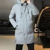 Mens Down Parkas vinter stor storlek bomullspadded kappa urbana unga män i lång jacka varm jacka_8xl 231129