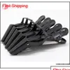 Grampos de cabelo Vara Barrette Atacado- 5 Pçs / Lote Preto Vermelho Cabeleireiro Salão Seccionamento Braçadeira Clogodile Clips Hairpin Grip 4 Mti-Co Dhz74