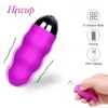 Vibratori 10 velocità vibratore giocattoli del sesso uovo di proiettile in silicone con telecomando senza fili sfera di massaggio ricaricabile USB vibrante per le donne 231130