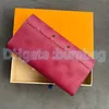 Portafoglio lungo da uomo di alta qualità Portafogli firmati da donna Porta carte Porta passaporto Porta carte nero in rilievo Porta carte classico di lusso Portamonete Portachiavi Pochette