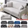 Chair Covers Elastic Sofa Cover 1/2/3/4 Seater L Shaped Black And White Grain Corner Protector For Living Room Couch