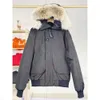 Designer Kvinnor och herrar Down Jacket Winter New Canadian Style Overcame Lovers 'Working Clothes Thick Goose Down Jacket Men Clothing
