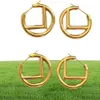 Kadın Premium Altın Küpe Tasarımcı Saplama Küpe Lüks Marka Mektubu Tasarımı F Küpeler Moda Mücevherleri7387475523324