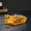 Strumenti Bar 500ML 1000ML decanter per vino a forma di serbatoio in vetro senza piombo whisky per liquore Scotch Bourbon 231129