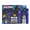 ZLQBAR 600 bouffées de cigarettes électroniques 550mah 2ml 0% 2% Vape jetable autorisée 15 saveurs Vape Vapes Razz Bar anglais