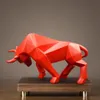 Hars Stier Standbeeld Bison Ox Sculptuur Abstract beeldje Woondecoratie Moderne accessoires Scandinavische decoratie woondecoratie Standbeelden T20300k