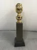 Трофей «Золотой глобус», 10 дюймов, с логотипом HFPA, отштампованным в золоте, 26 см, цвет высокого золота, хороший «Золотой глобус»8769603