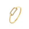 Europese en Amerikaanse eenvoudige verkoperde gouden zirkoon geometrische armband damesmode persoonlijkheid handsieraden