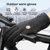 Five Fingers Gloves Winter For Men Waterproof Windproof Cold Snowboard Motorcycle Riding Driving Warm Touchscreen Zipper Glove 231130