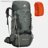 Outdoor-Taschen 75L Camping Rucksack Wandertasche Sport Outdoor-Taschen mit Regenschutz Reisen Klettern Bergsteigen Trekking Camping-Tasche XA726WA Q231130