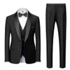 Męskie garnitury Blazers Men Business Casual Wedding Stan 3-częściowy sukienka Suitspring Suit Suit wielokolorowy butique Butique wysokiej jakości 311127
