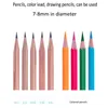Pencil Sharpeners Tenwin Automatisk elektrisk skarpare för 6-8mm bärbar laddning Färgad studentpeterier-skolans kontor levererar 230428