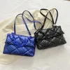 Borse invernali Borsa Linge in filo ricamato Tuta da donna in cotone spaziale Catena colorata Trendy Monospalla sotto le ascelle