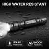 Torches Ultrafire LED Tactical 18650 501B Lassarka pojedyncza tryb 1200 Lumen z akumulatorami i ładowarką Q231130