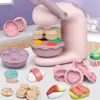 Argile pâte modélisation bricolage coloré pâtes Machine enfants semblant jouer jouet Simulation cuisine crème glacée costume modèle pour fille jouets cadeau 231129