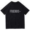 قميص Vlone Vlone Summer Mens Designer T Shirt Mens v Letter T-Shirt Leisure Fashion Trend Hip Hop Marn