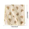 Blanket Swaddling Cotton Baby Muslin Swaddle Soft Breathable Comfy Receiving for Infant Boys Girls 231128