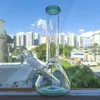 10 tum glas Bong Hookah Reting Water Pipe Bubbler Percolator +14mm Glass Bowl