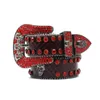 Cinturones de lujo bb simon Cinturón de diseñador Moda Rhinestone Aguja Hebilla Cinturón Grado A Taladro de vidrio Aleación de zinc Botón Cinturones de cintura de diseñador para mujeres Cinturones de PU Gurtel