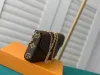 Top luksusowe krzyżowe body torba na koperta Kobiety M61276 Messenger Designer Męskie torebki oryginalna skórzana dama 3piece multi felicies pochette łańcuchowe ramię