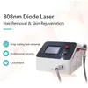6 barów Diode laser 808 nm Nieinwazyjne bezbolesne urządzenie do usuwania włosów Diode laserowe depilacja skóry zaciskanie trądziku Maszyna eliminacja zmarszczek trądziku