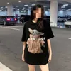 高級デザイナー女性TシャツハイエディショントップクラシックヨーダベビーエイリアンスリーブTシャツ同じ製品