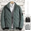 Mens Down Parkas Winter Cotton Jacket Män koreansk version av trenden Kort sektion Collar Light Jackets för 5XL 231129