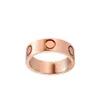 Pierścienie zespołowe projektant pierścionka zaręczynowe biżuteria różowe złoto srebrne srebrne tytanowe stalowe pierścionki diamentowe