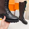 Designer Boots Paris Luxury Brand Boot Echte lederen enkel laarsjes vrouw korte laars sneakers trainers slipper sandalen in 1978 S510 02