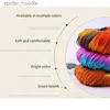 Fil 50g/balle fil épais Crochet fil coloré teint Flashy lait coton fil bébé pulls à tricoter Mohair laine fil Crochet fils L231130