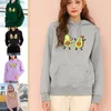 Felpe con cappuccio da donna Avocado Coppia Stampa dipinta Abbigliamento donna Maglione Felpe Harajuku Felpa con cappuccio Felpa con cappuccio casual a maniche lunghe in tessuto sottile