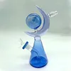 Günstigstes Sonnensystem Glasbecher Bong Handmalerei Glow In The Dark Rauchen Wasserpfeife Dicke Dab Ölplattformen mit Schüssel Akzeptieren Personalisiertes Custom Logo