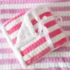 Koce obrzęk koce dziecięce nowonarodzony 3D Flannel Baby Swaddle Wrap Baby Boy Girl Ket solidna pościel