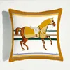 Cheval imprimé animaux drôle housse de coussin décoratif maison canapé chaise siège de voiture ami enfants chambre cadeau taie d'oreiller jeter