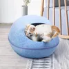 猫のベッド家具取り外し可能なペットハウス猫のためのセミクロードベッドケディエヴィカッテンカマパラガトスプロダクスマスコタサプライベイズバイドリー