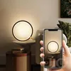 Table Lamps JJC Round LED Lamp USB Button Stepless Dimming Reading Desk Bedroom Decor Night Light Bedside